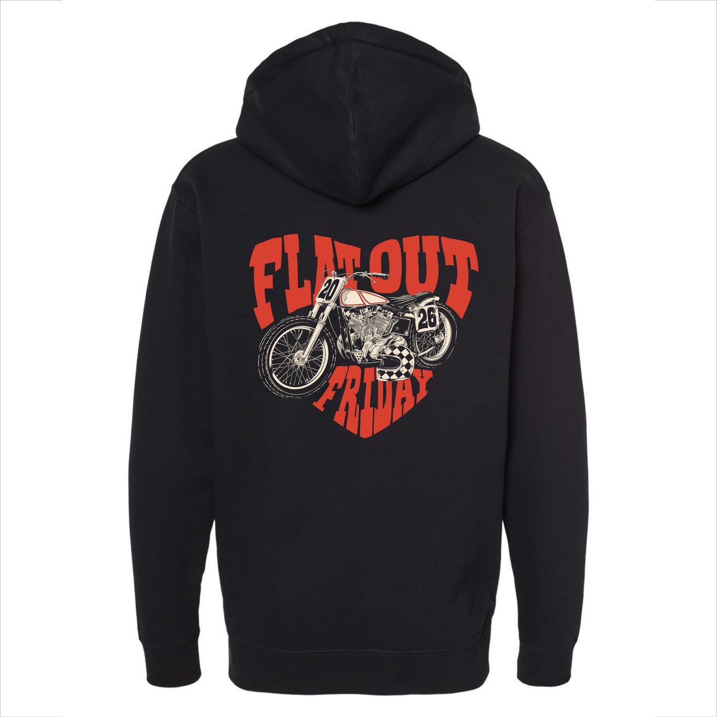 Flat Out Friday "Heart" Zip Hoodie
