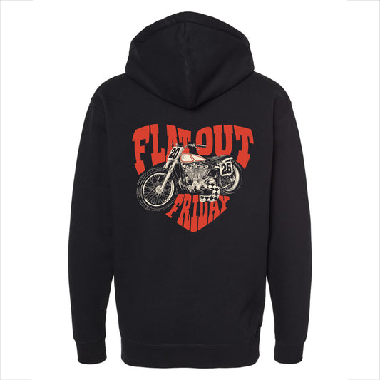 Flat Out Friday "Heart" Zip Hoodie