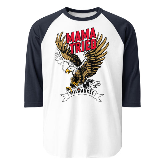 MT Smoking Eagle Baseball Tee