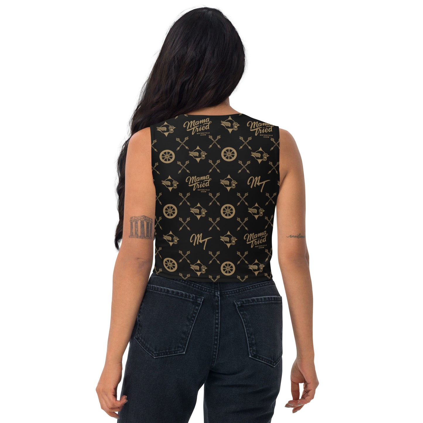 Mama Tried "Louis V" Women's Crop Tank