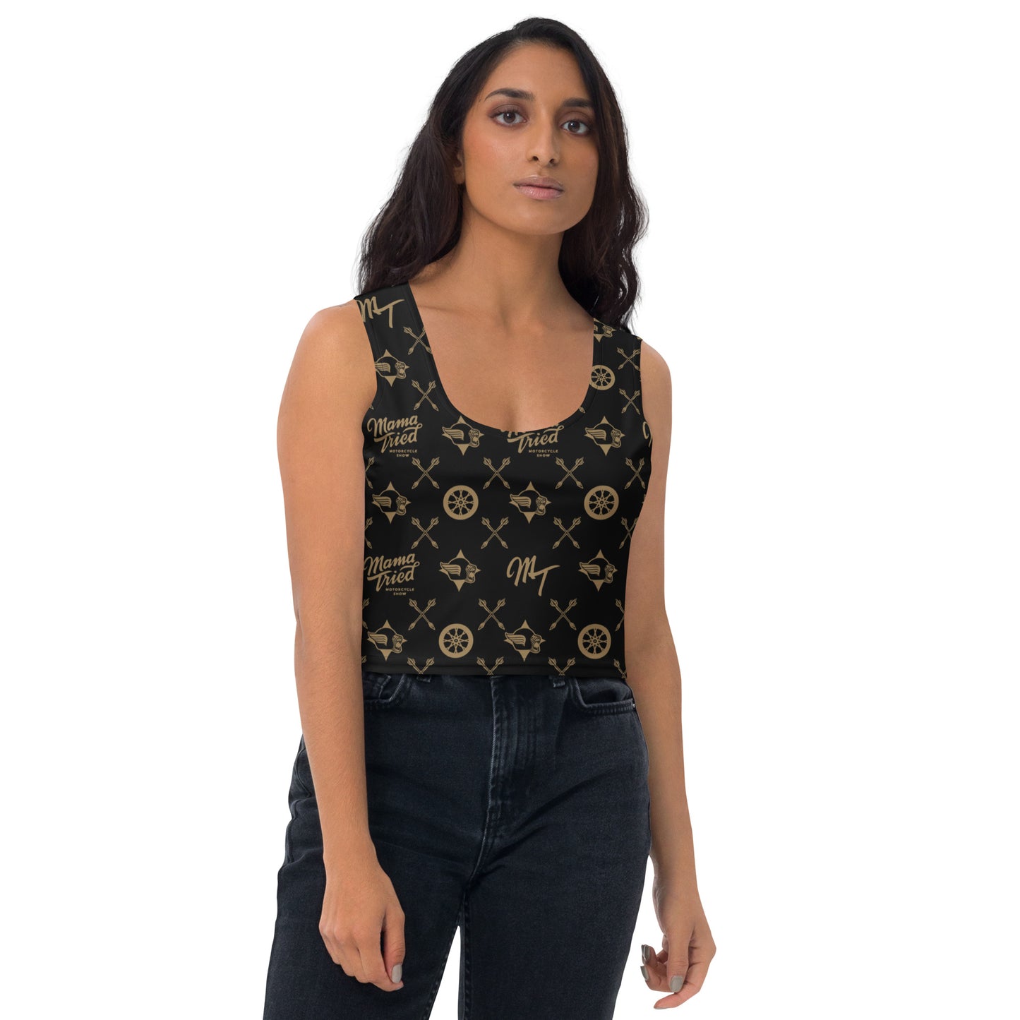 Mama Tried "Louis V" Women's Crop Tank