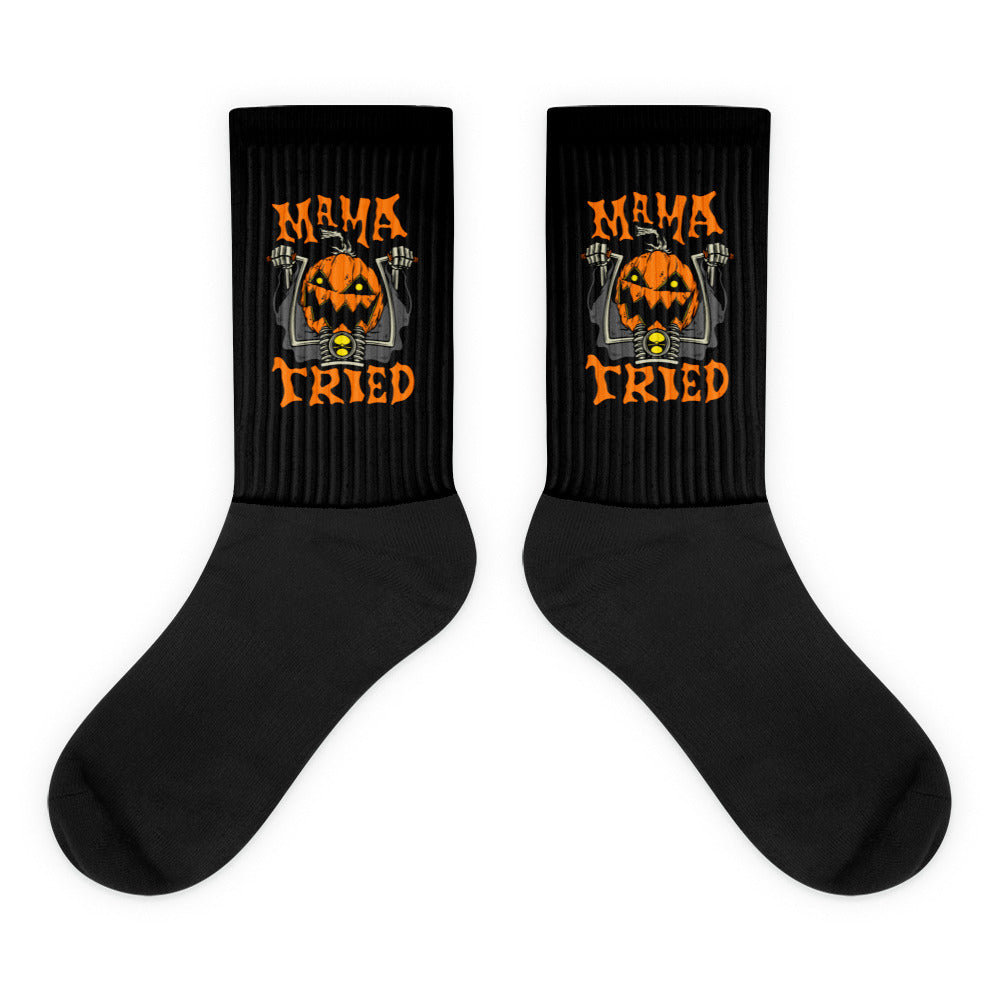 2022 Halloween Pumpkin Chopper Socks