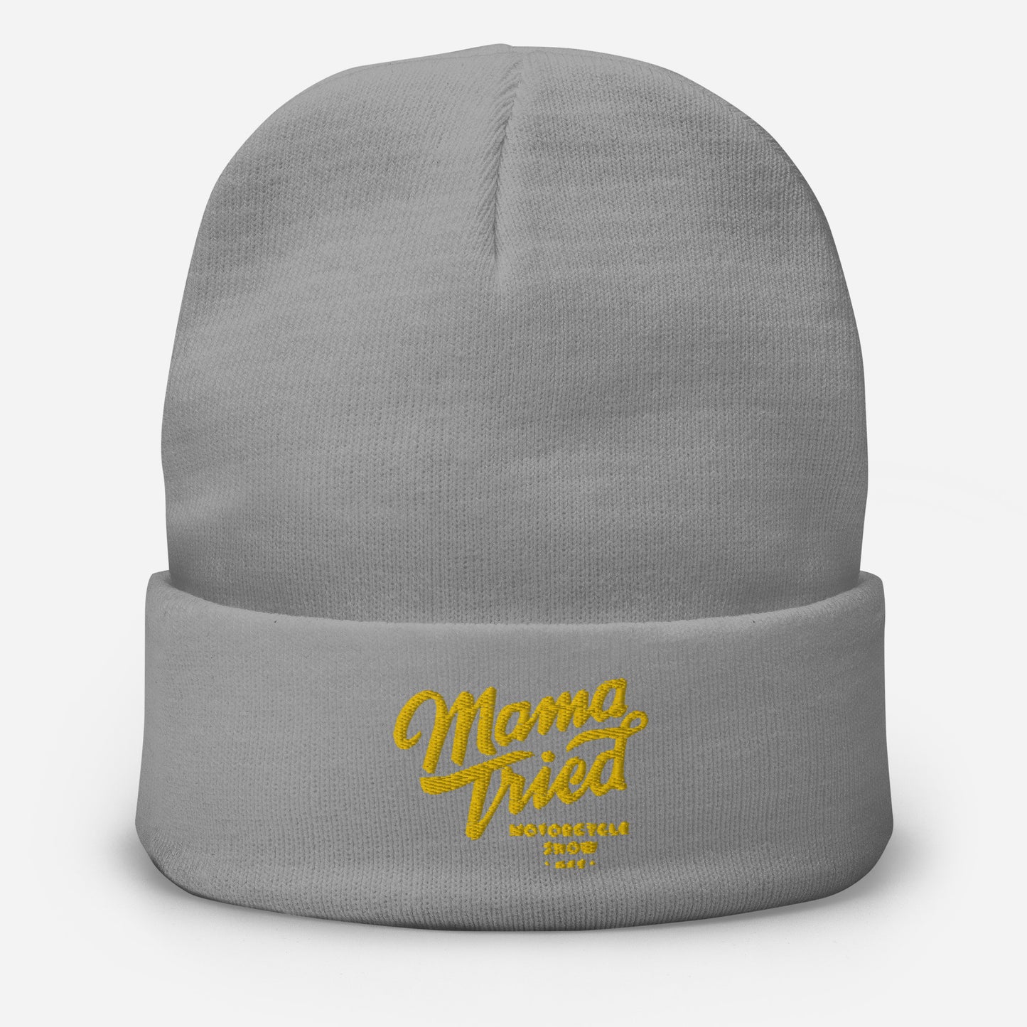 Mama Tried Embroidered Winter Beanie