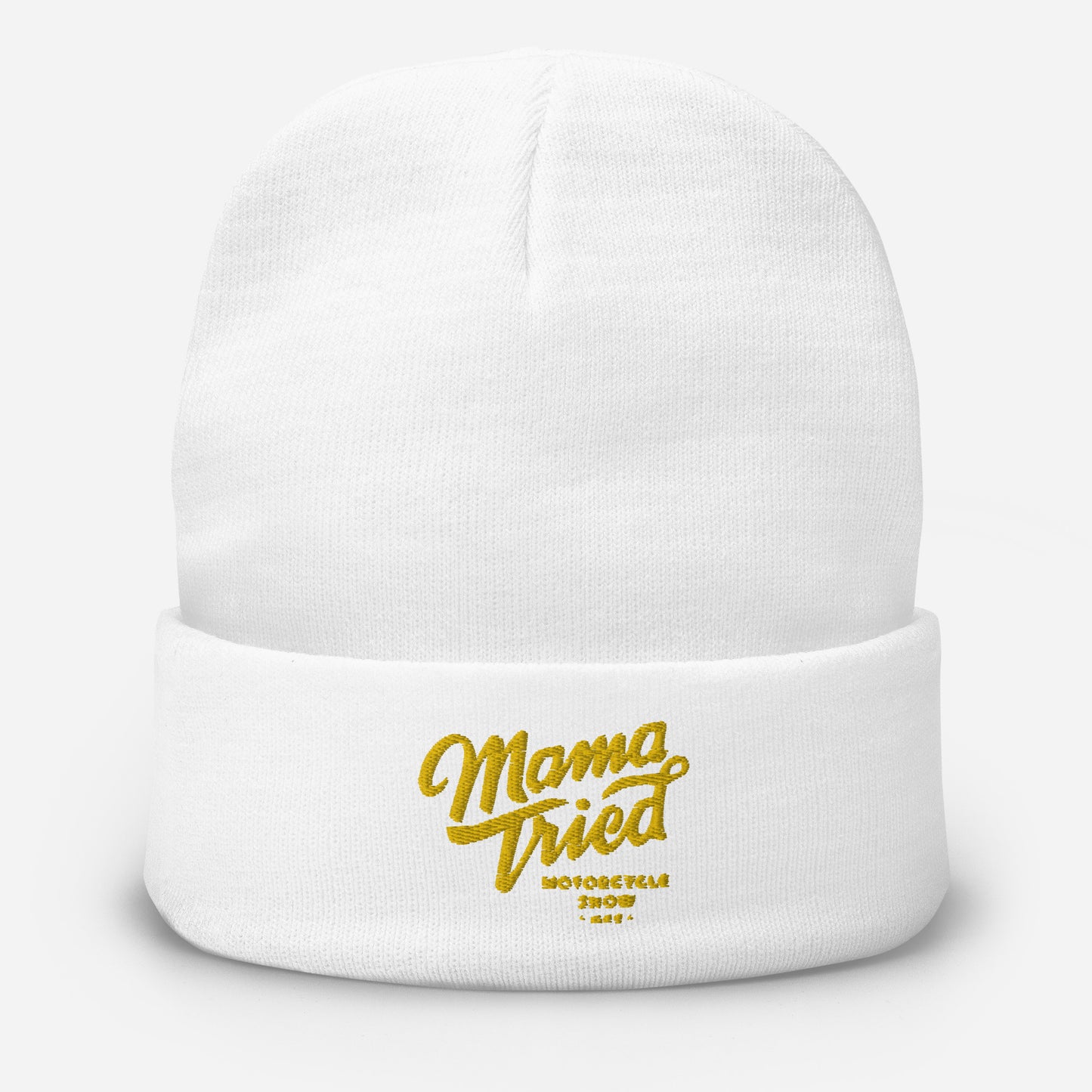 Mama Tried Embroidered Winter Beanie