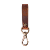 Mama Tried Brown Leather Key Chain