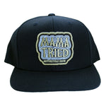 Mama Tried Stacked Logo Twill Patch Hat - Black