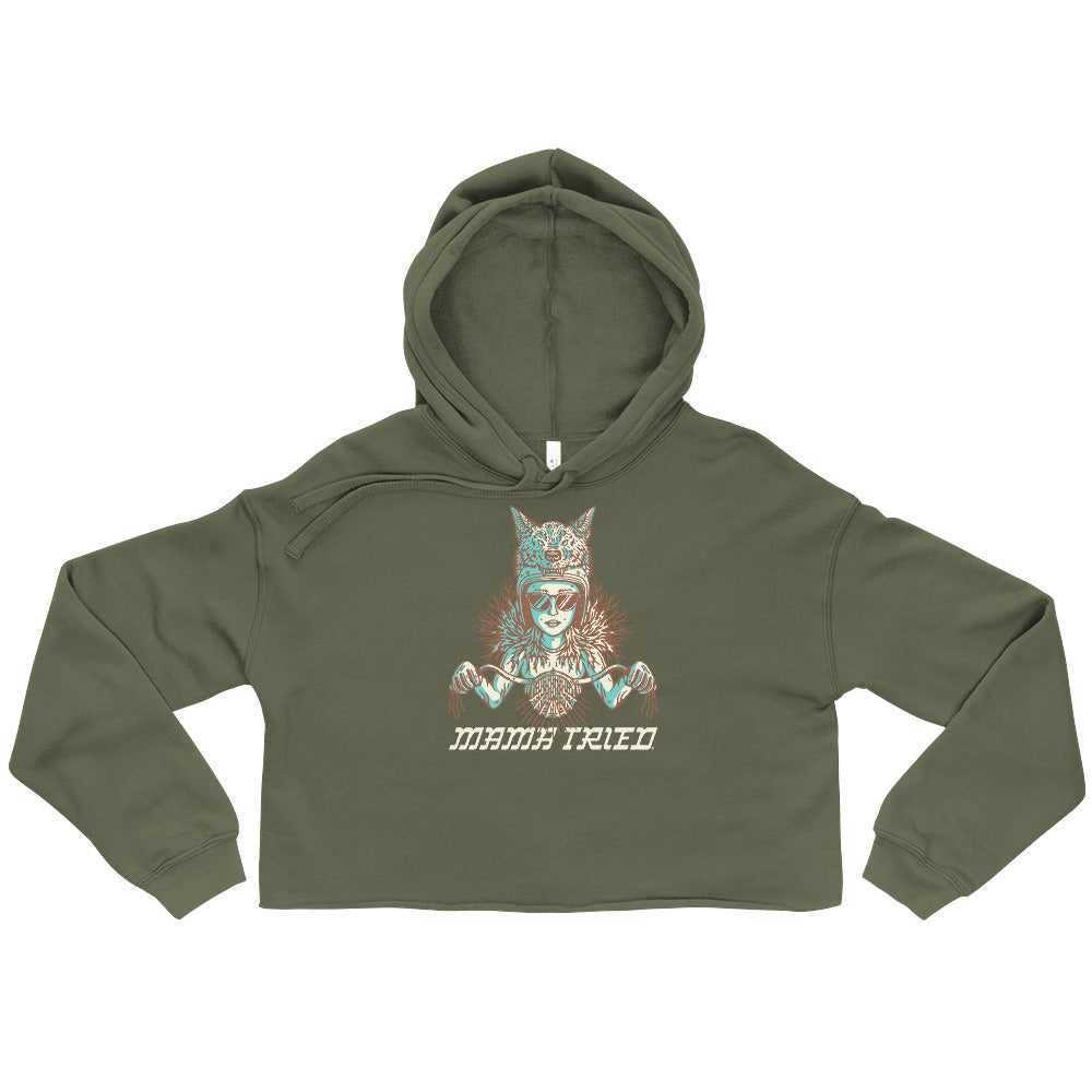 2023  Mama Tried "Poster"  Women's Crop Hoodie