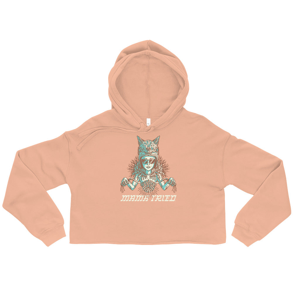 2023  Mama Tried "Poster"  Women's Crop Hoodie